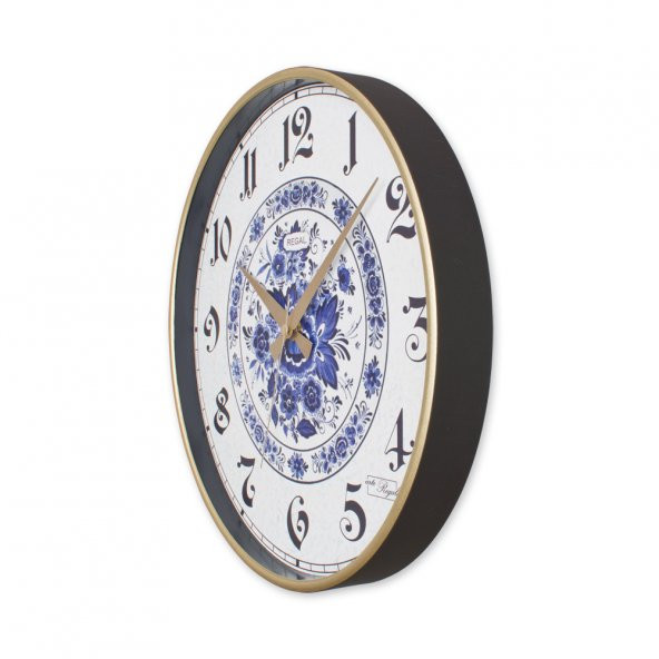 Ultima Regal 0638 B5 Çini Desen Duvar Saati - 2