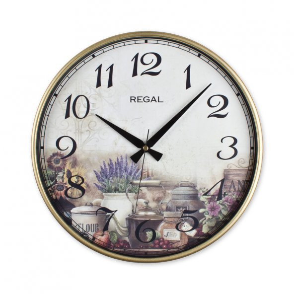 Regal 0638 B6 Vintage Desen Duvar Saati - 2