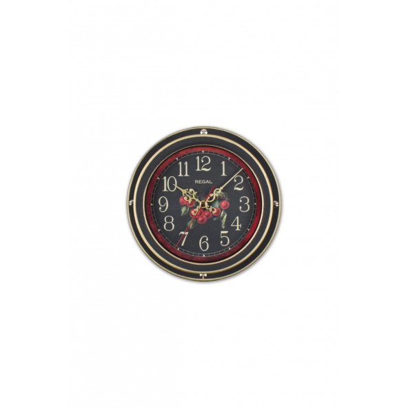 0066 B3 Vintage Tarzı Metal Kasa 22,5 Cm. Duvar Saati