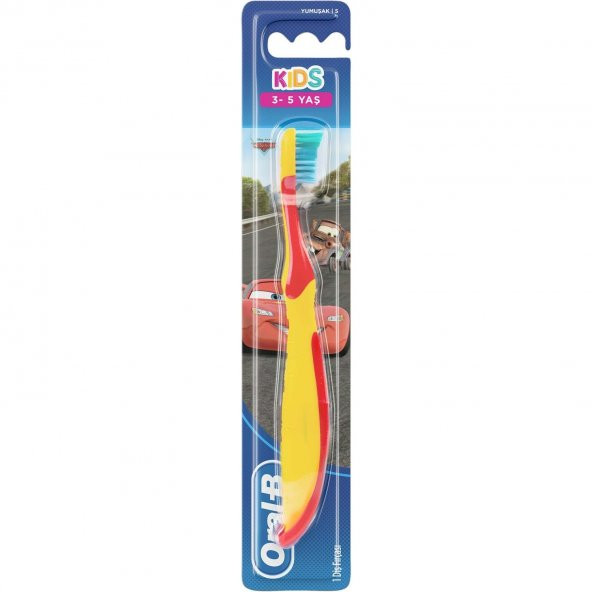 Oral-B 3+ Yaş Çocuk Diş Fırçası Cars ürün görseli 1