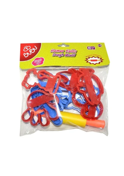 BU-BU OYUN HAMURU KALIBI 10 PARÇA ürün görseli