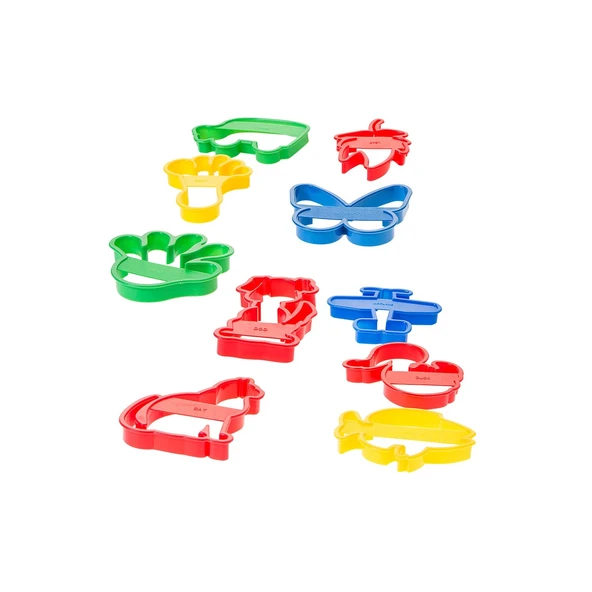 BU-BU OYUN HAMURU KALIBI 10 PARÇA - Resim 2