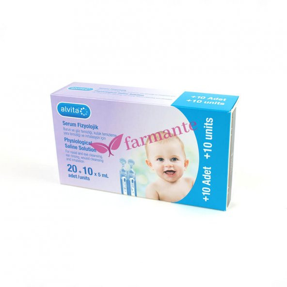 Alvita Çocuk 5 ml 20+10 Flakon Serum Fizyolojik
