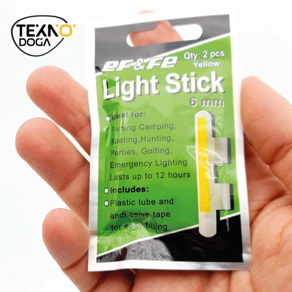 EFFE Light Stick Glow Fosforlu Kamış Işığı 6mm 2'li - 2