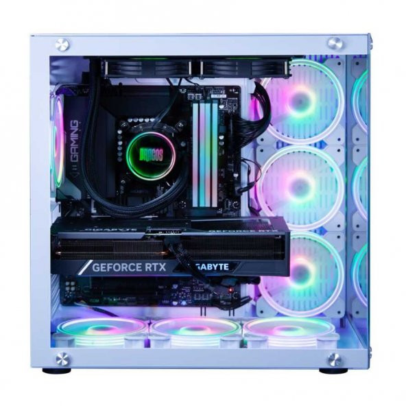 Dragos DRx3225 i9 12900F 32GB Ram 1TB M.2 NVMe SSD 12GB RTX3060 Ekran Kartı 27 inç 240Hz Curved Monitör Masaüstü Oyuncu Bilgisayarı - 4