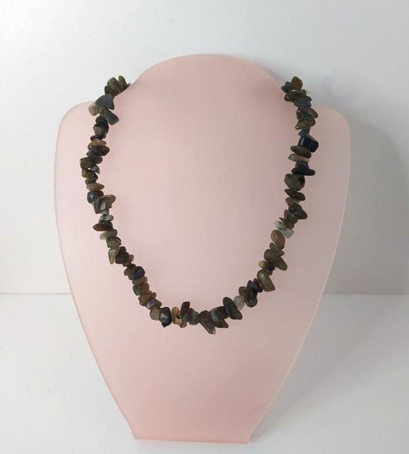 Kolye Kırık Doğal Taş Kolye Gerdanlık Çakra Enerji Takı Aksesuar ürün görseli