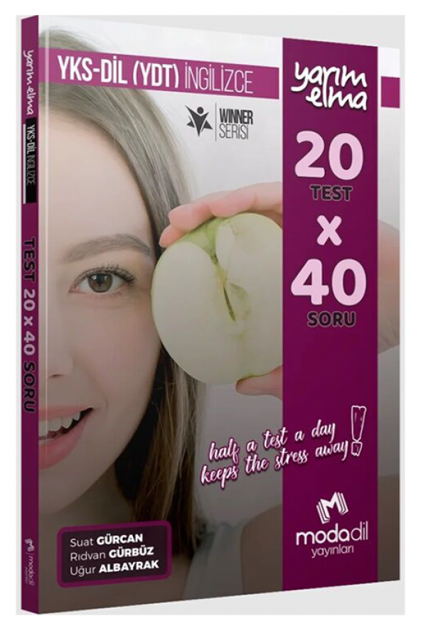 YKS DİL YDT İngilizce Yarım Elma 20 x 40 Mini Test Modadil Yayınları - 2