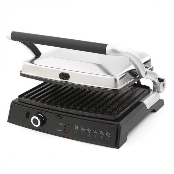 King K 462 GrillMaster Inox 2000 W Granit Tost Makinesi - 2