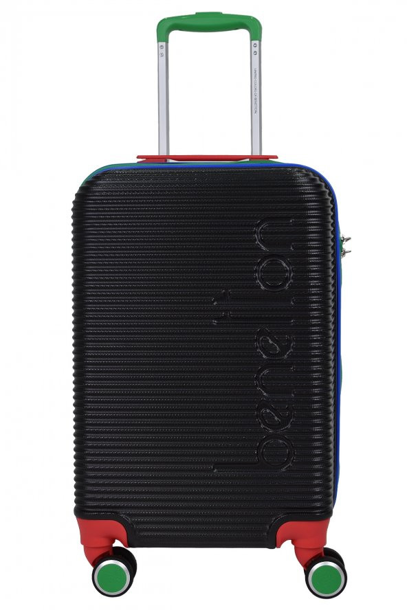 United Colors Of Benetton Lüx Abs Kabin Boy Valiz Siyah BNT500 - Resim 2