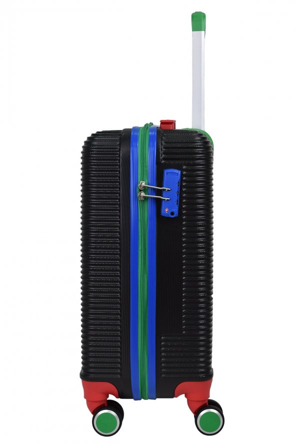 United Colors Of Benetton Lüx Abs Kabin Boy Valiz Siyah BNT500 - Resim 3