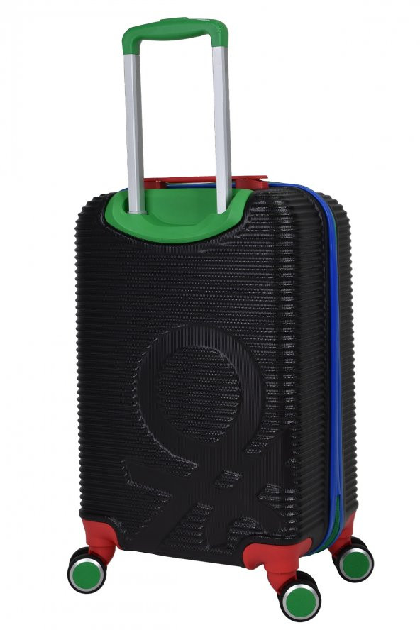 United Colors Of Benetton Lüx Abs Kabin Boy Valiz Siyah BNT500 - Resim 4