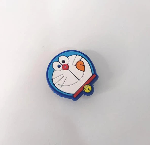 Terlik Ayakkabı Sandalet Tokası Doremon 1 Adet Silikon Kız Erkek Aksesuar Hediye - 2