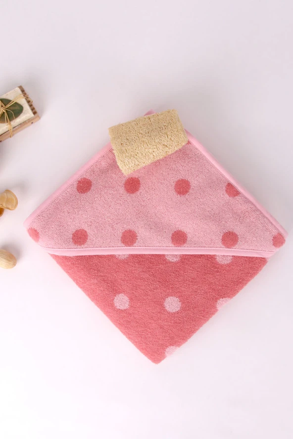 PEMBE PUANTİYELİ 80X80 BEBEK KUNDAK - 1
