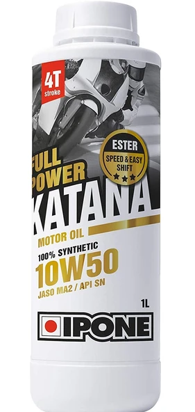 Ipone Full Power Katana 10W50 4T %100 Sentetik Motor Yağı 1 Litre