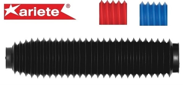 Siyah Arıete Amortisör Körüğü Takım Üst 40/43 mm - Alt 57/60 mm - 75/500 mm
