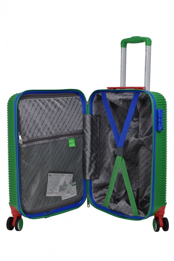 United Colors Of Benetton Lüx Abs Kabin Boy Valiz Yeşil BNT500 - 5