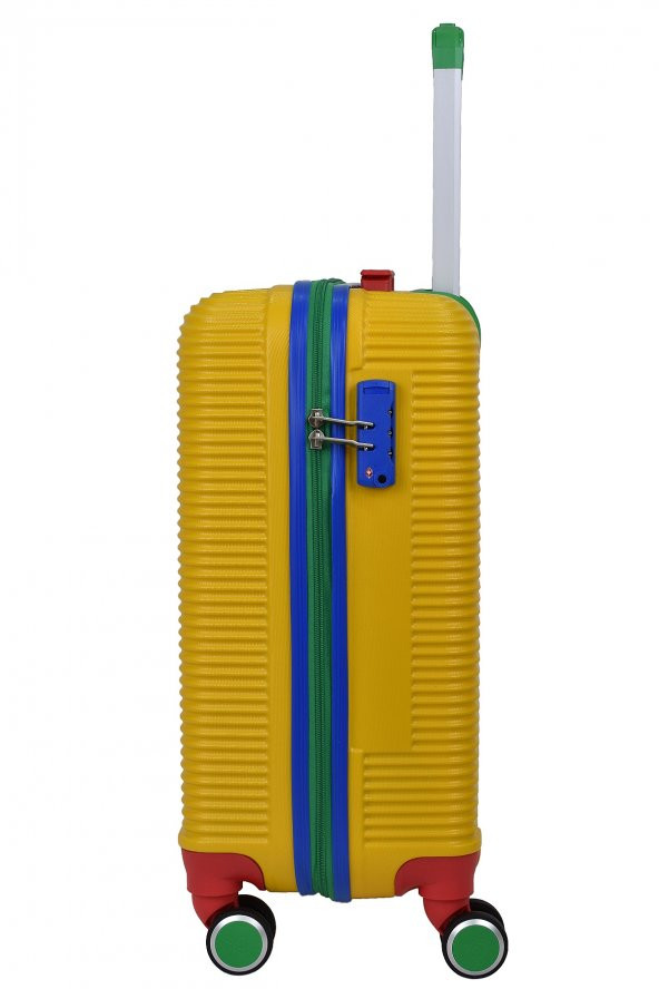 United Colors Of Benetton Lüx Abs Kabin Boy Valiz Sarı BNT500 - Resim 3