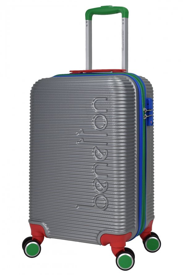 United Colors Of Benetton Lüx Abs Kabin Boy Valiz Gri BNT500 ürün görseli
