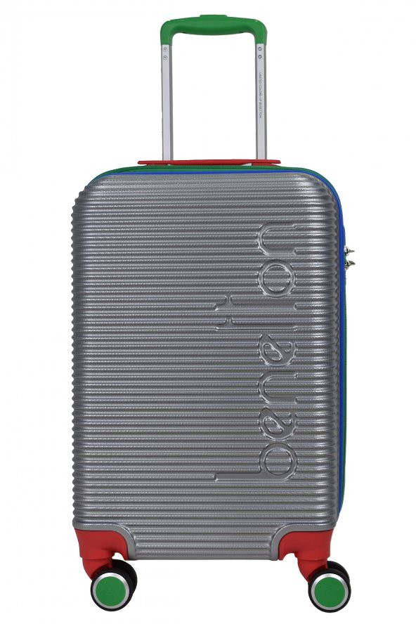 United Colors Of Benetton Lüx Abs Kabin Boy Valiz Gri BNT500 - Resim 2