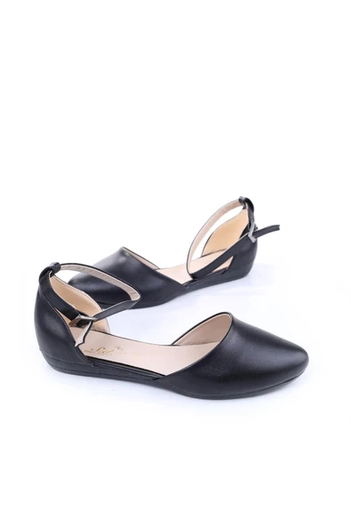 Sedef 444 Kadın Bilekten Bağlı Günlük Babet Ayakkabı - Resim 2