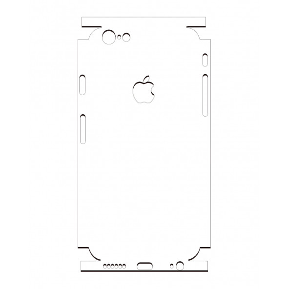Nanospace Apple iPhone 6 Plus Uyumlu Telefon Full Cover Sticker Kaplama Beyaz (Ürün Kılıf Değildir )