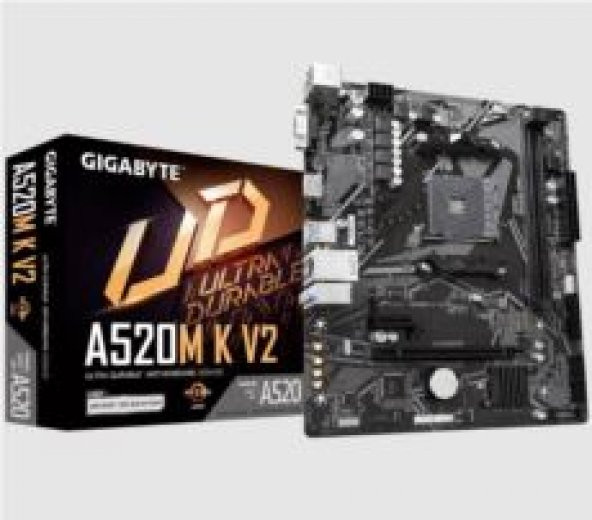 AMD A520 Ultra Dayanıklı Anakart PCIe 3.0 x4 M.2 Akıllı Fan 5 - 1
