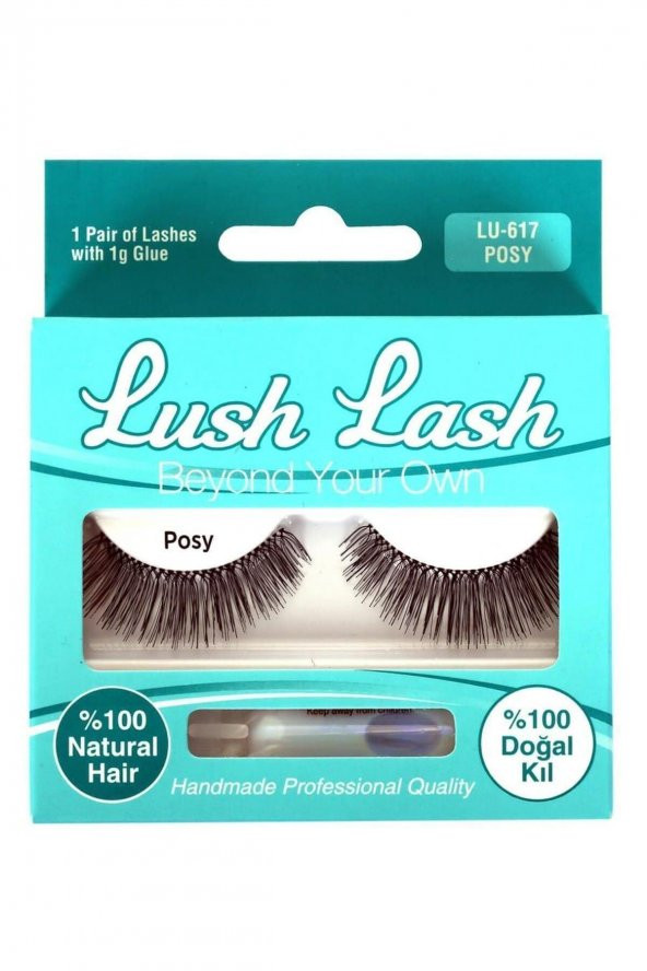 LUSH LASH 100 DOĞAL KIL POSY TAKMA KİRPİK - LU-617