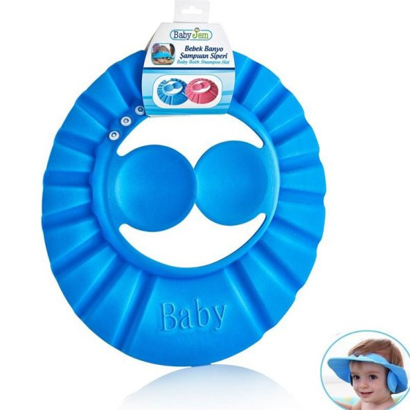 BabyJem Bebek Banyo Siperi 355 Mavi - 3