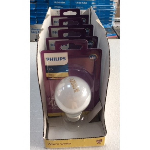 philips led ampul 4.5 watt 40 watt özel seri 1 adet