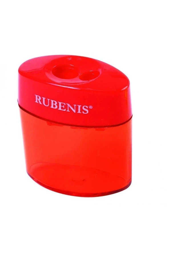 Rubenis Kalemtraş Elips Çift Açacaklı Kalemtıraş Karışık Renk (24 Lü Paket) - 2