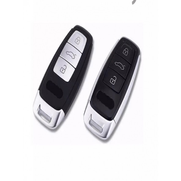 AUDI A3 A4 A5 A6L A7 A8 C8 Q8 D5 E-TRON TPU ANAHTAR KILIF (KIRMIZI) - Resim 5