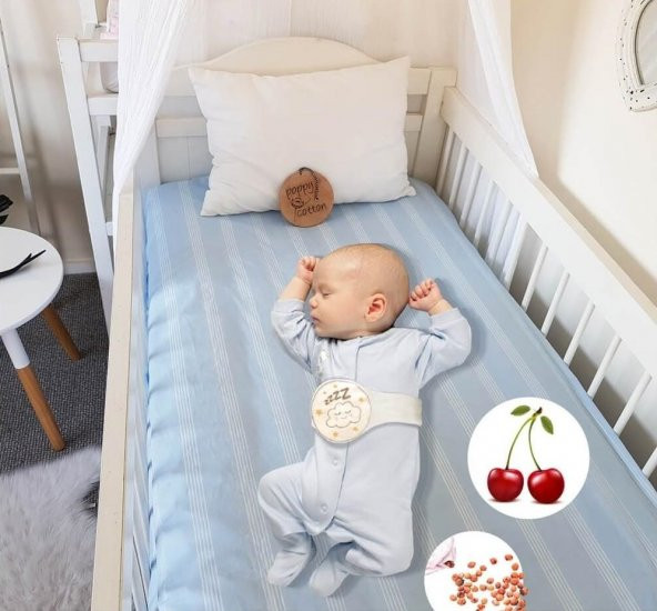 BabyJem Kiraz Çekirdekli Gaz Giderici Kemer 429 Yeşil