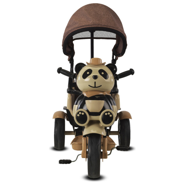 Babyhope 127 Little Panda Kahverengi Üç Tekerlekli Bisiklet - 2