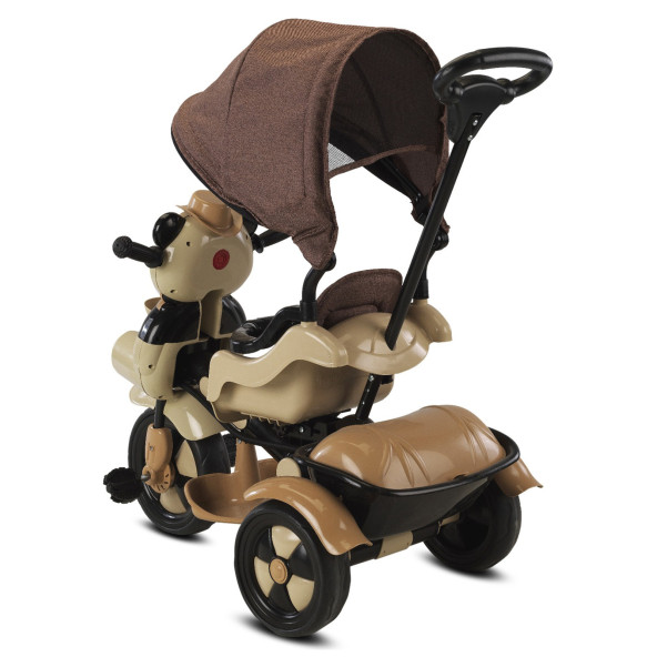 Babyhope 127 Little Panda Kahverengi Üç Tekerlekli Bisiklet - 3