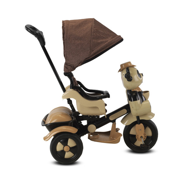 Babyhope 127 Little Panda Kahverengi Üç Tekerlekli Bisiklet - 4