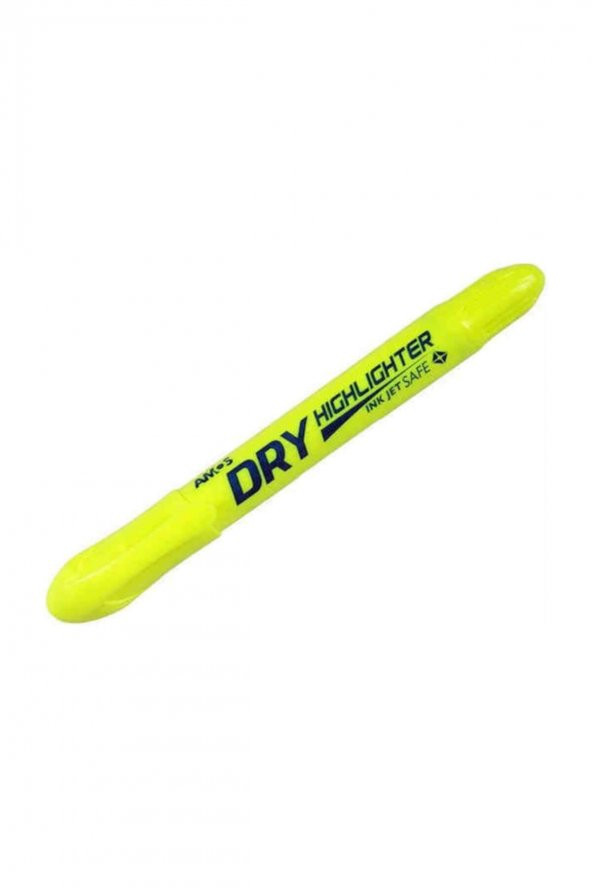 Amos Dry Highlighter Jel Fosforlu Kalem SARI - 3