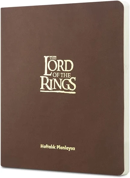 The Lord Of The Rings 15x17cm Tarihsiz Ajanda Açık Kahve