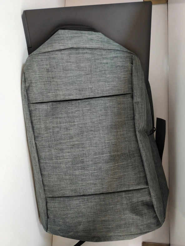Güven Sistem 15.6"  Kumaş Gri Sırt Çantası gri - Resim 3