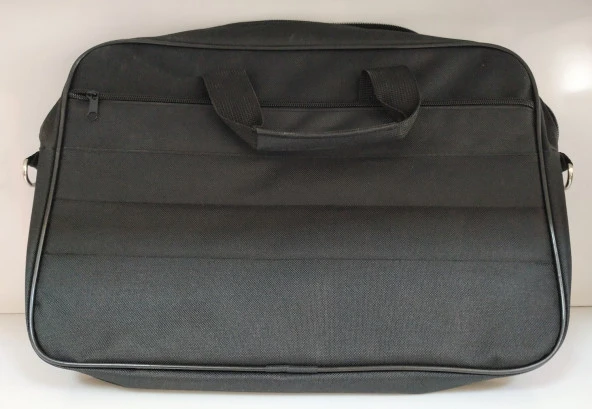 Güven Sistem 15.6" 3 Gözlü Kumaş Laptop Çantası siyah - Resim 2