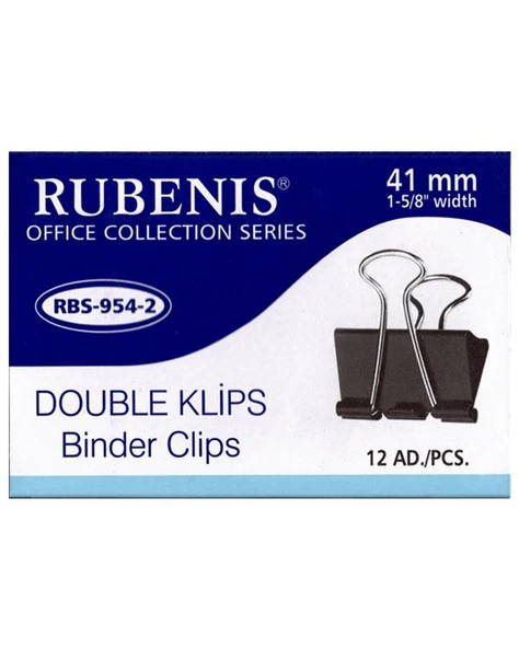 Rubenis 41mm Double Klips 12 Adet