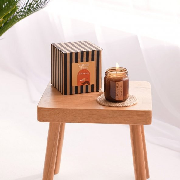 Cam Kavanoz 200cc - 100 Organik Soya Wax – Comosus - El Yapımı