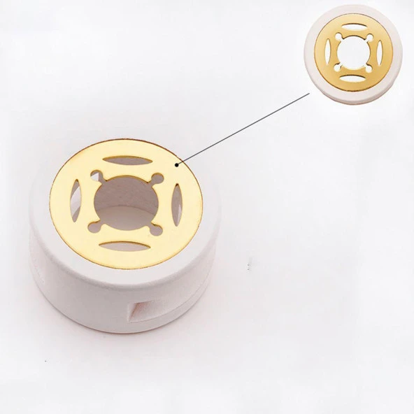 Davetiye Mum Mühürü Uygulama Seti Beyaz Renk 610 Elif Vav - Resim 9