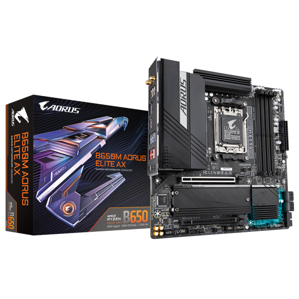 GIGABYTE B650M AORUS ELITE AX DDR5 6666Mhz(OC) DP HDMI AM5