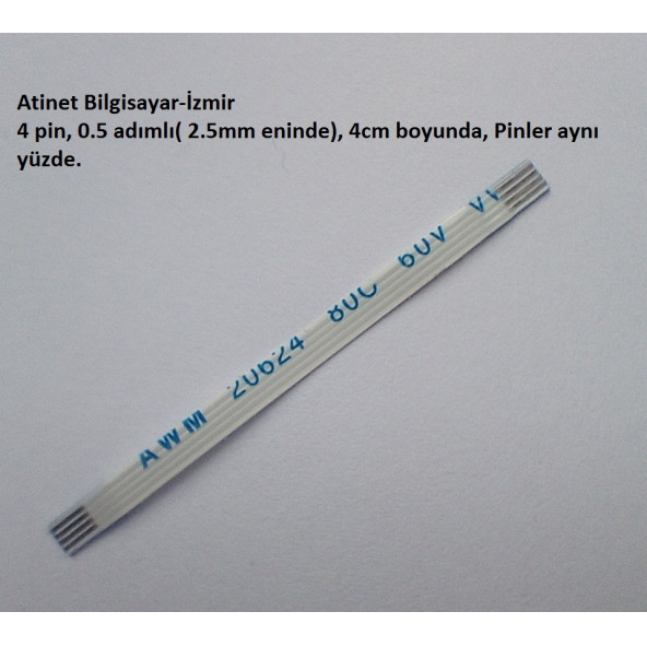 Awm 20624 80C 60V Vw-1 Flex Kablo 4 Pin 4 Cm  4-0.5-4A