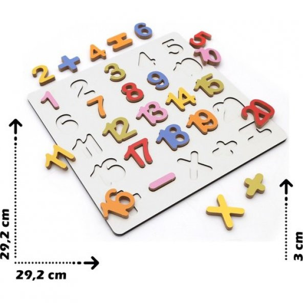 Hamaha Ahşap Renkli Sayılar HMH-123 - 4