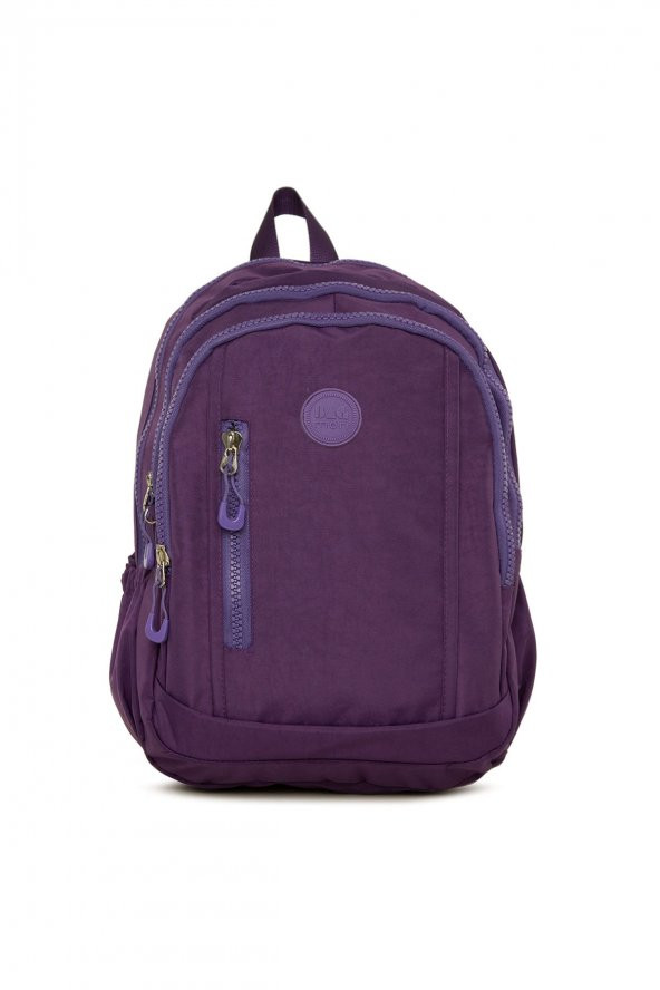 Bagmori Mor Çok Fermuarlı Çok Cepli Büyük Sırt Çantası ürün görseli