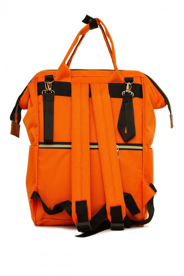 Bagmori Turuncu Anne Bebek Bakım Sırt Çantası - 5