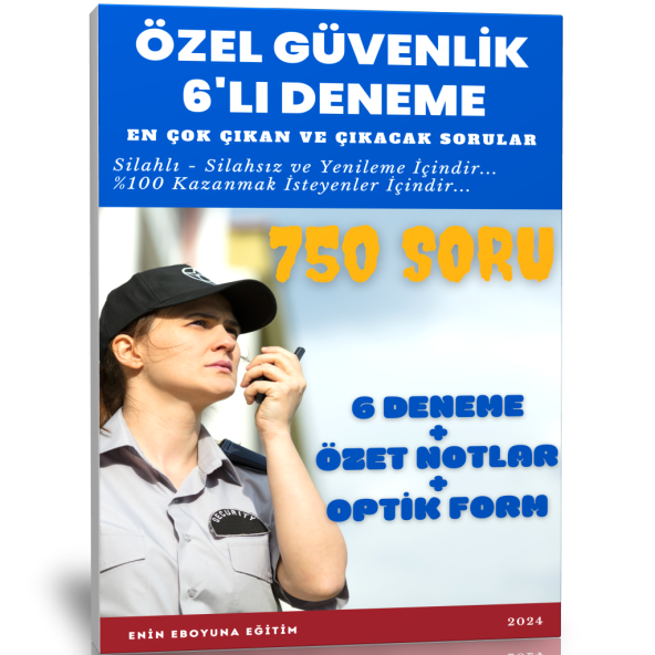 Özel Güvenlik Deneme Seti