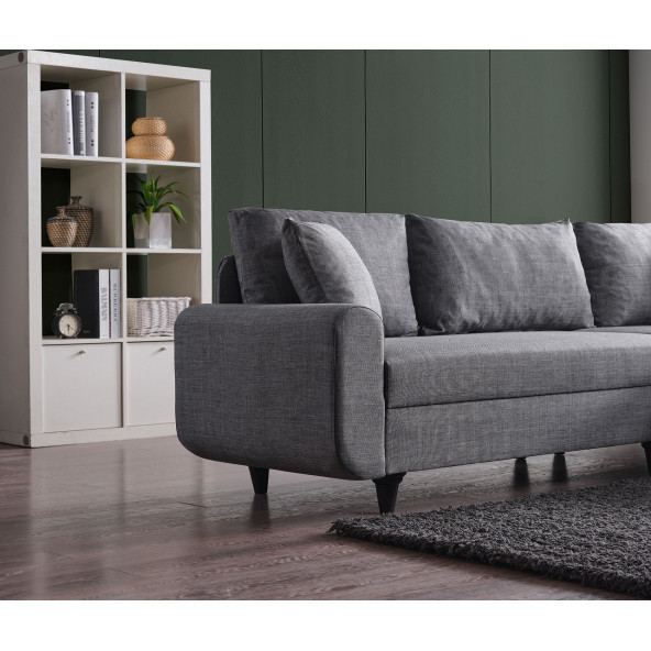 KAGU CORNER FLAVİA KÖŞE TAKIMI PUFLU GRİ - 2