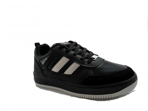 Cobra 0011 Siyah Garson Cilt Erkek Çocuk Spor Ayakkabı - 2